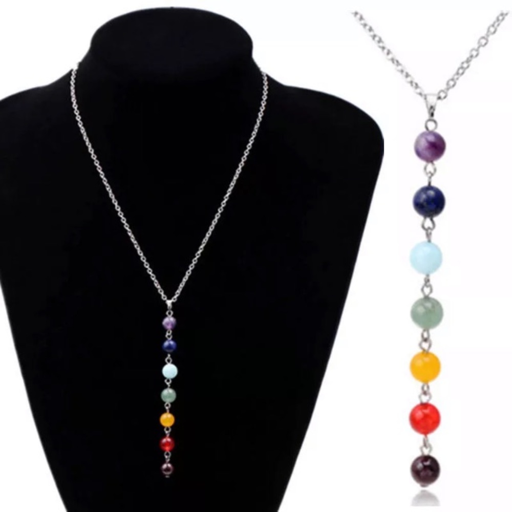 NEW!๐๐CHAKRA BALANCING! LONG PENDANT!๐๐LOVELY! - Picture 1 of 6